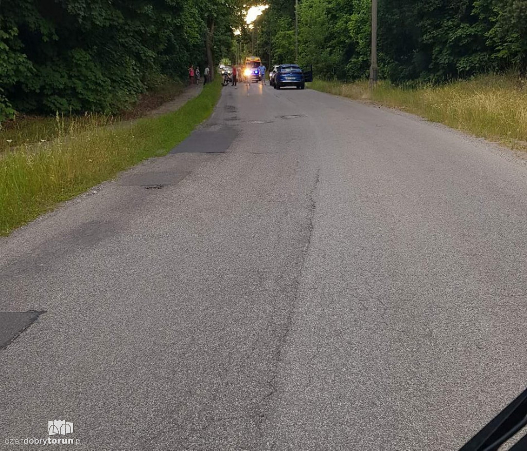 Toruń: śmiertelny wypadek motocyklisty