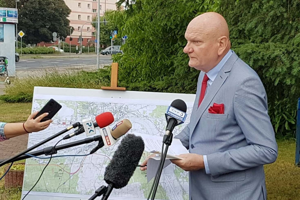 Konferencja prasowa prezydenta Michała Zaleskiego