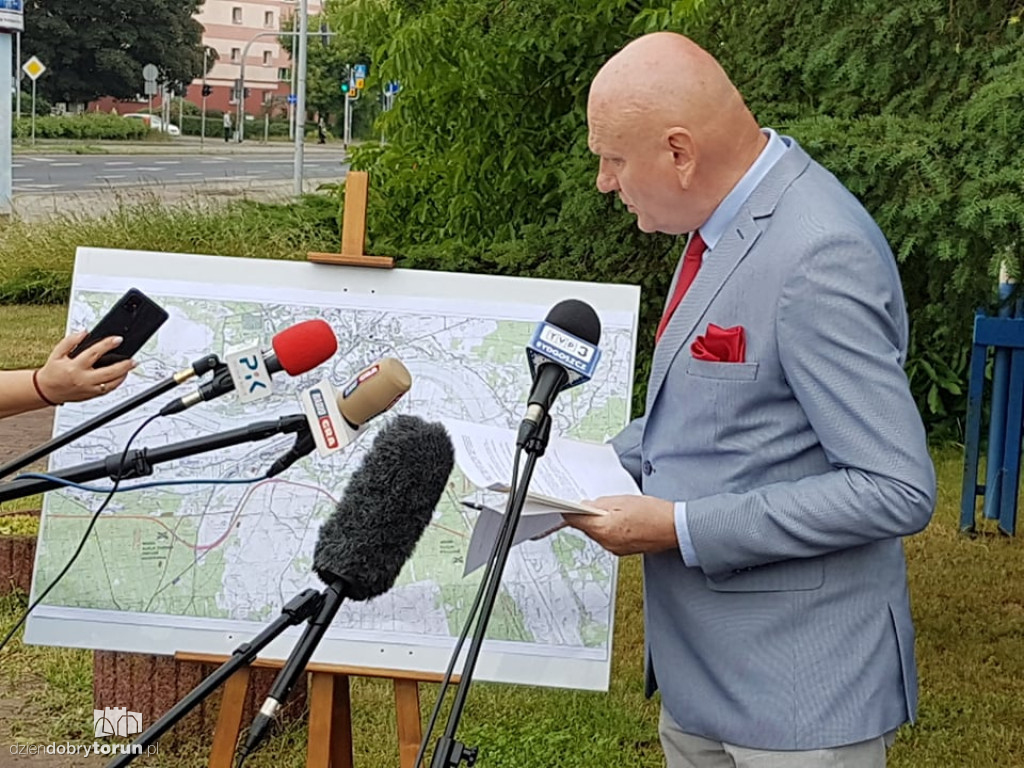 Konferencja prasowa prezydenta Michała Zaleskiego