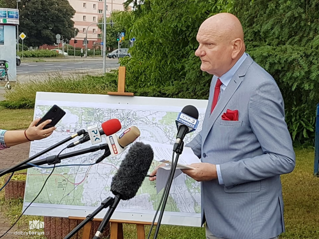 Konferencja prasowa prezydenta Michała Zaleskiego