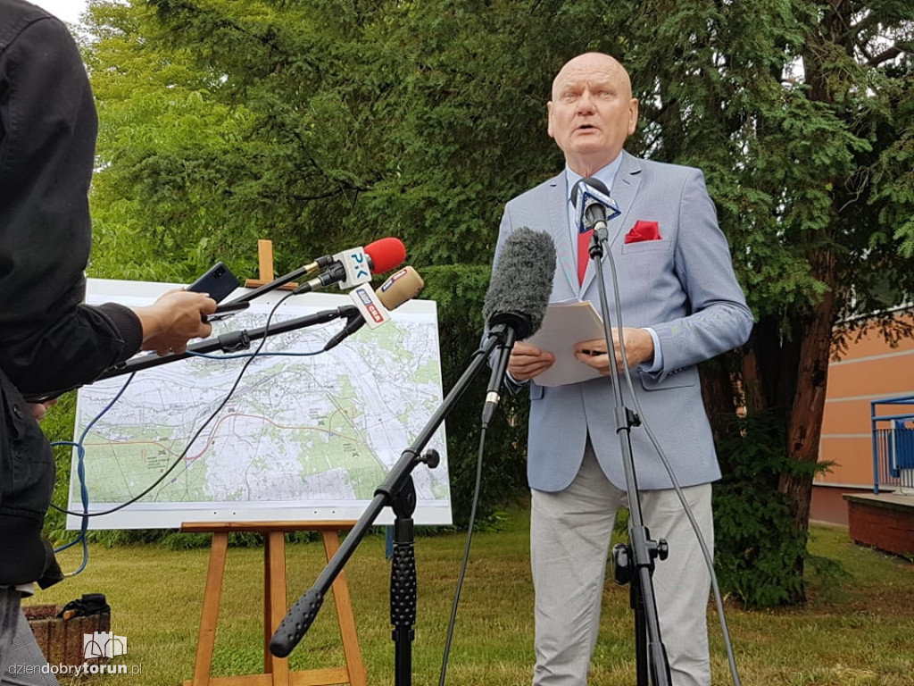 Konferencja prasowa prezydenta Michała Zaleskiego