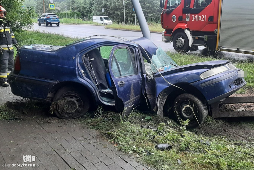 Fatalne zdarzenie drogowe w Toruniu