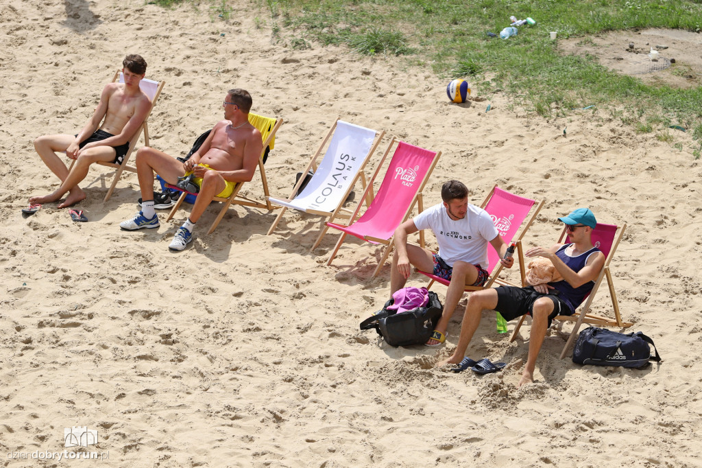 Anioły Toruń - Skra Bełchatów siatkówka na plaży