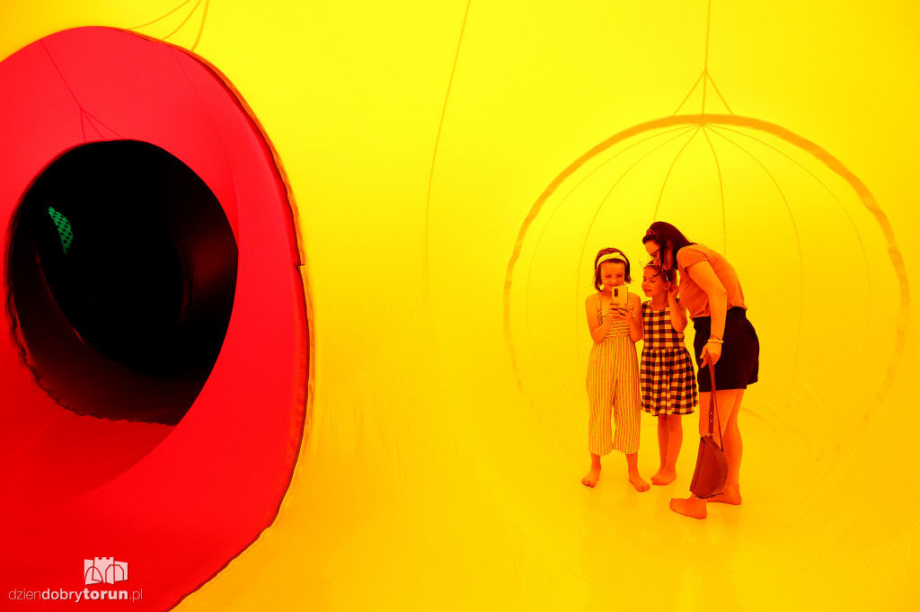 Instalacja ,,Luminarium Albesila'' gotowa do zwiedzania