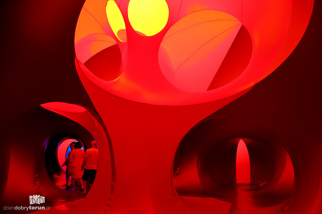 Instalacja ,,Luminarium Albesila'' gotowa do zwiedzania
