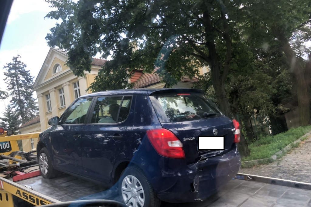 Toruń: kolizja przy ulicy Rybaki