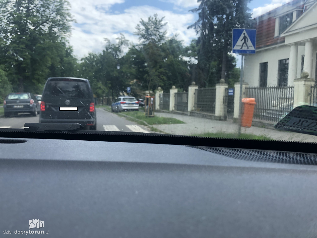 Toruń: kolizja przy ulicy Rybaki