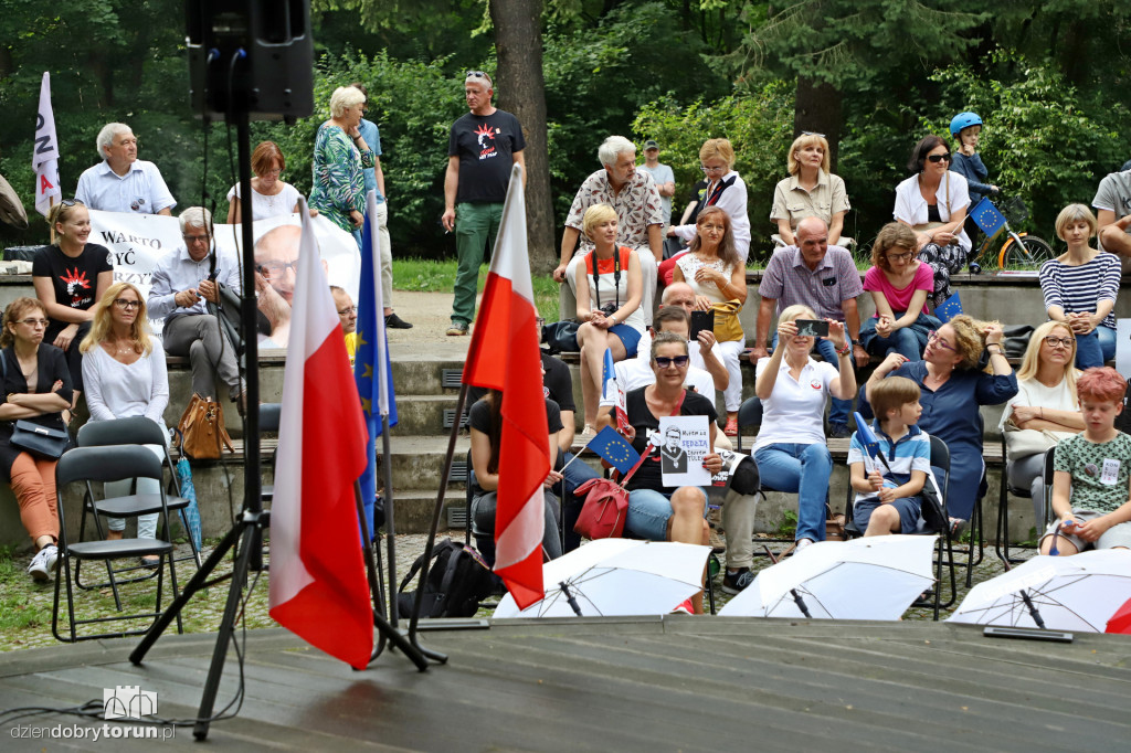 Sędziowie Igor Tuleya i Piotr Gąciarek w Toruniu