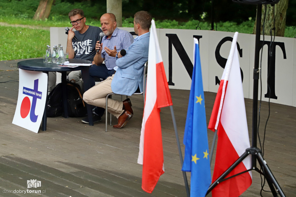 Sędziowie Igor Tuleya i Piotr Gąciarek w Toruniu