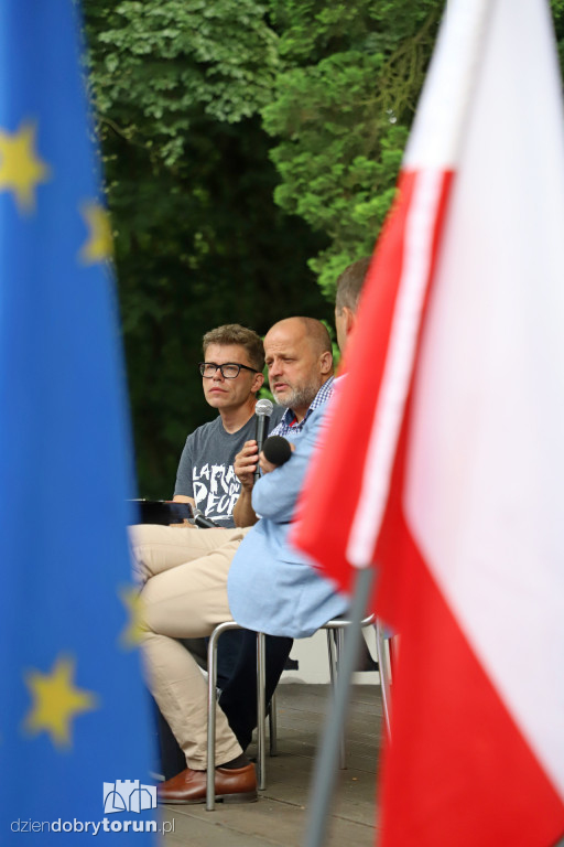 Sędziowie Igor Tuleya i Piotr Gąciarek w Toruniu