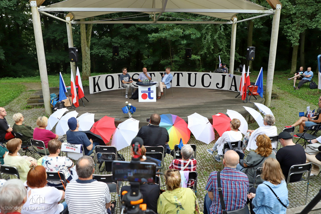 Sędziowie Igor Tuleya i Piotr Gąciarek w Toruniu