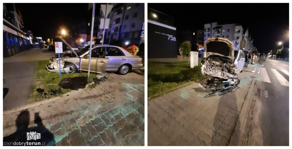 Toruń: kolizja dwóch aut przy Żwirki i Wigury