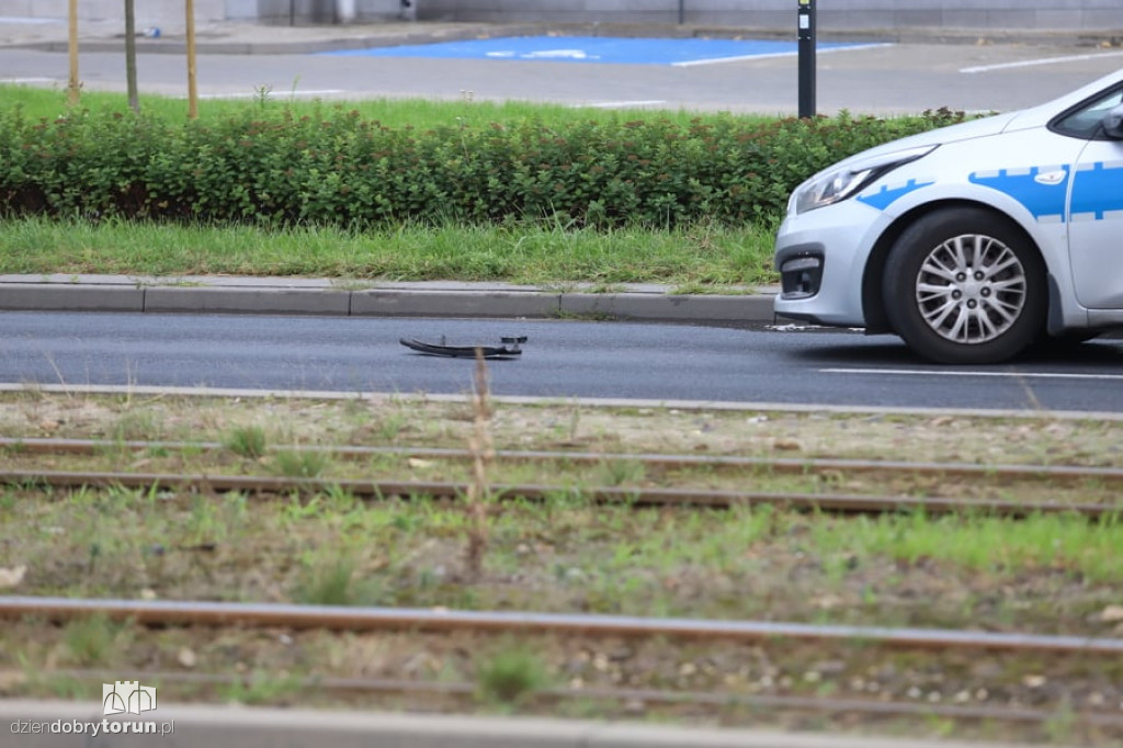 Toruń: potrącenie rowerzysty przy Szosie Lubickiej