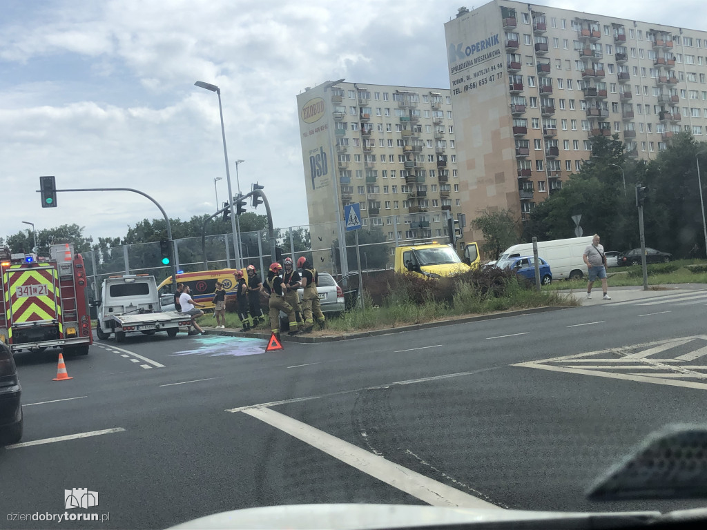 Toruń: wypadek przy Grudziądzkiej