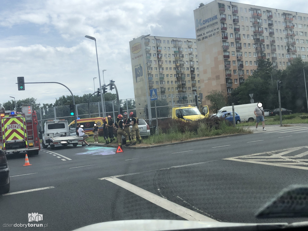 Toruń: wypadek przy Grudziądzkiej