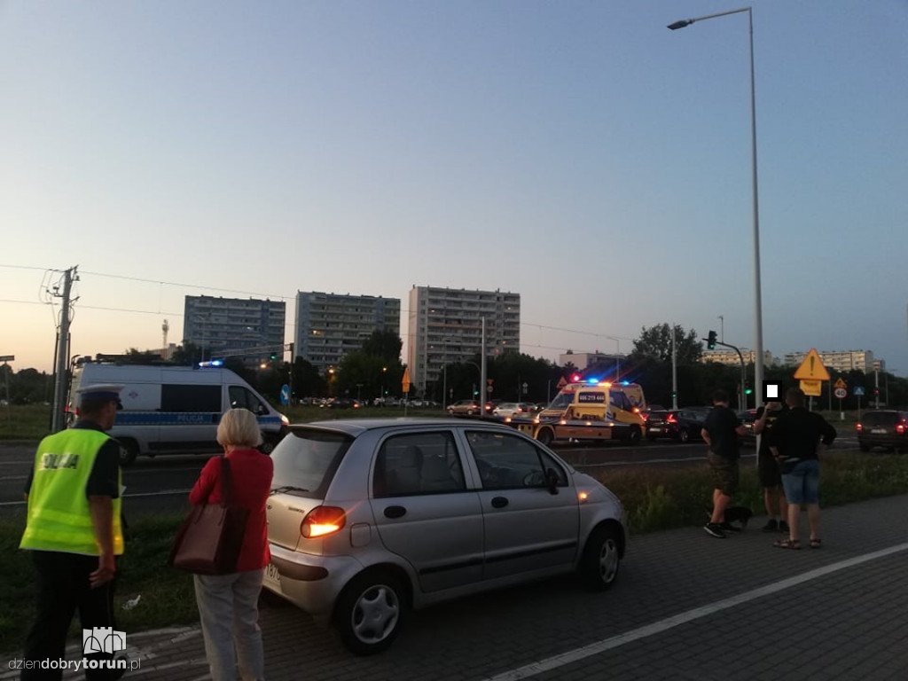 Toruń: zderzenie przy OBI na Rubinkowie