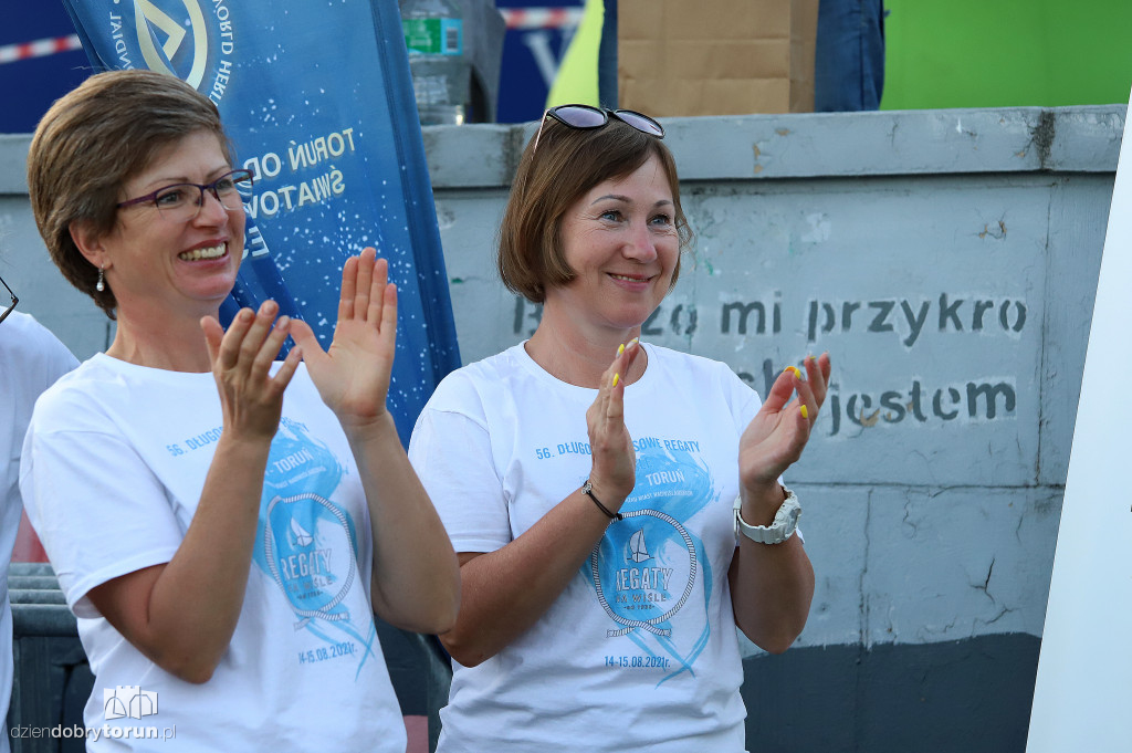 Wręczenie nagród za udział w ,,Długodystansowych Regatach na Wiśle''
