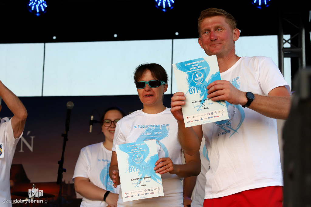 Wręczenie nagród za udział w ,,Długodystansowych Regatach na Wiśle''