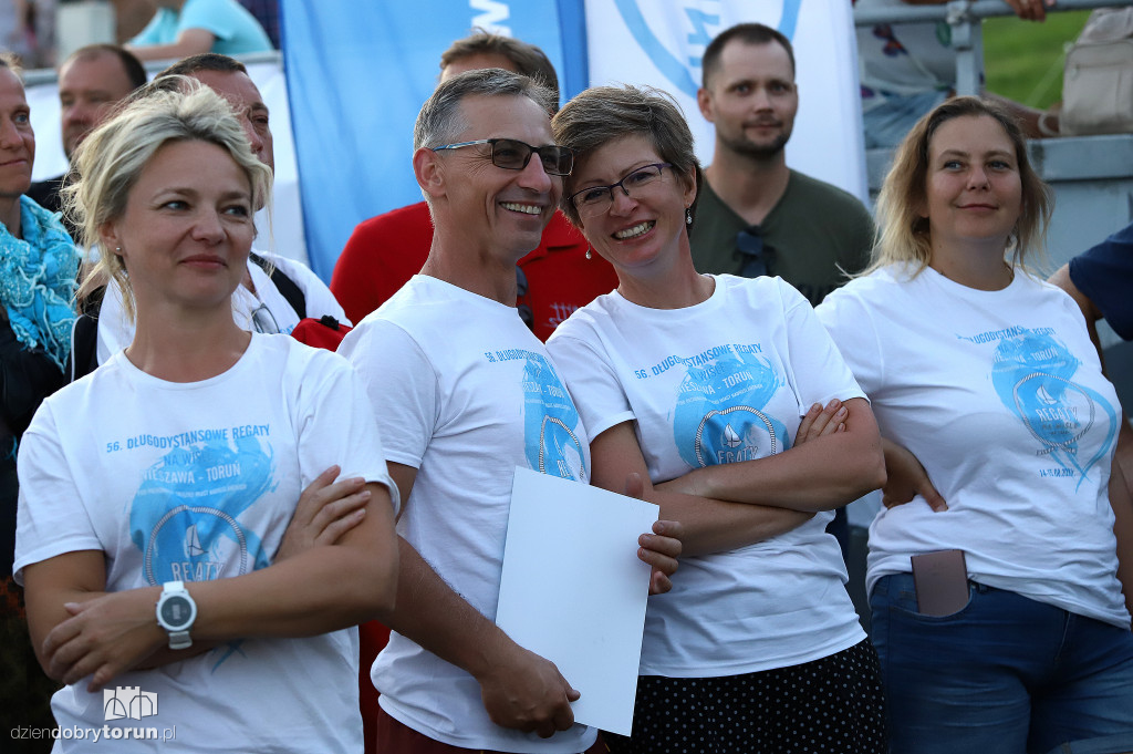 Wręczenie nagród za udział w ,,Długodystansowych Regatach na Wiśle''