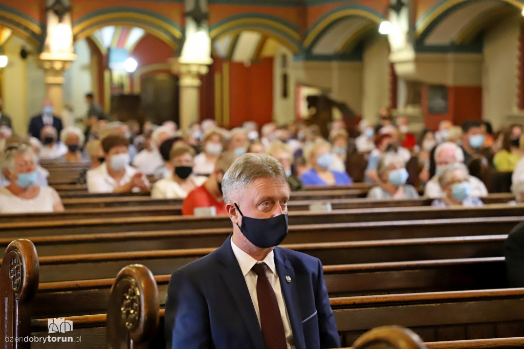 Msza święta w kościele garnizonowym w Toruniu