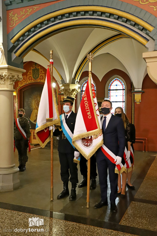 Msza święta w kościele garnizonowym w Toruniu