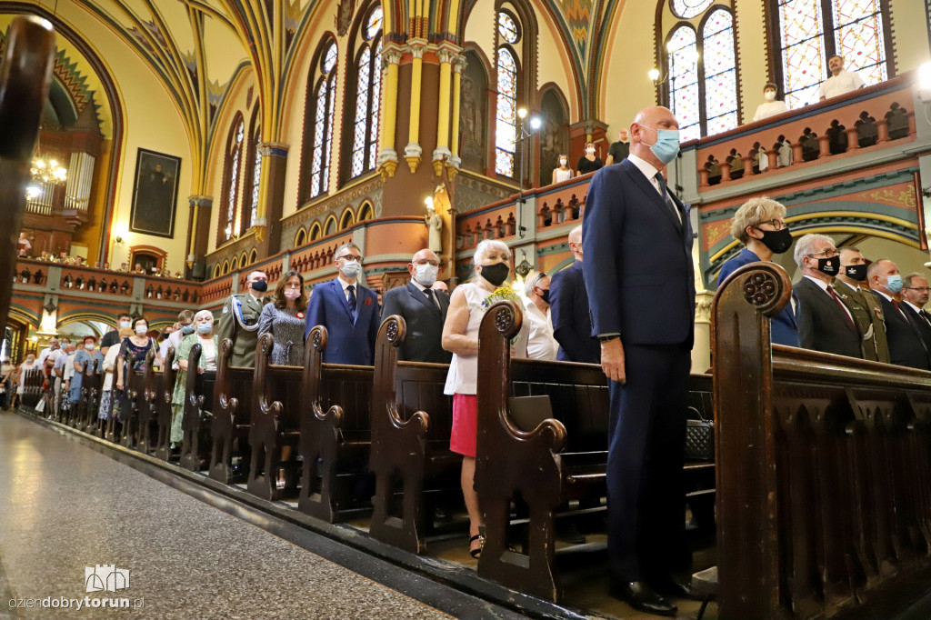 Msza święta w kościele garnizonowym w Toruniu