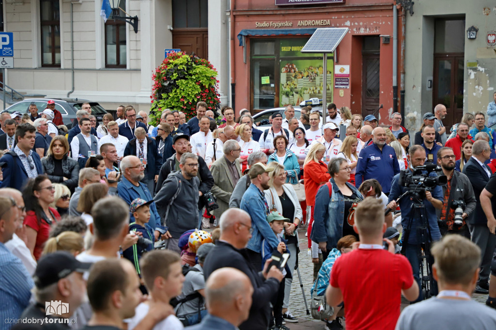 Otwarcie zawodów balonowych w Toruniu