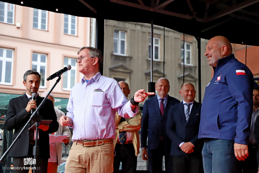 Otwarcie zawodów balonowych w Toruniu