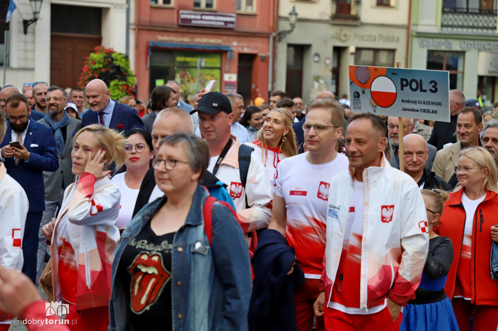 Otwarcie zawodów balonowych w Toruniu