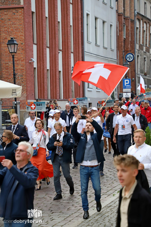 Otwarcie zawodów balonowych w Toruniu