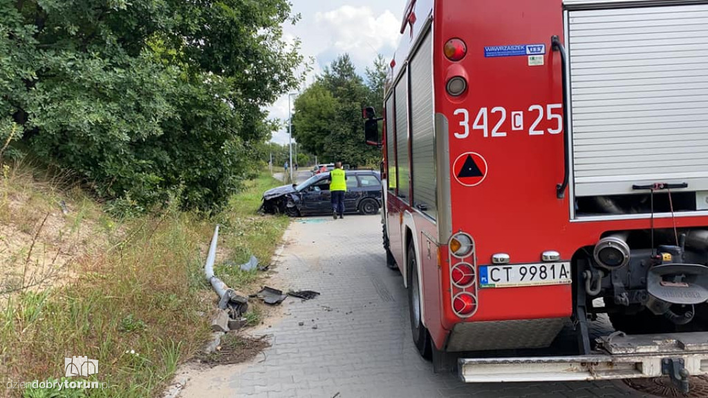Toruń: zdarzenie drogowe przy ul. Okólnej