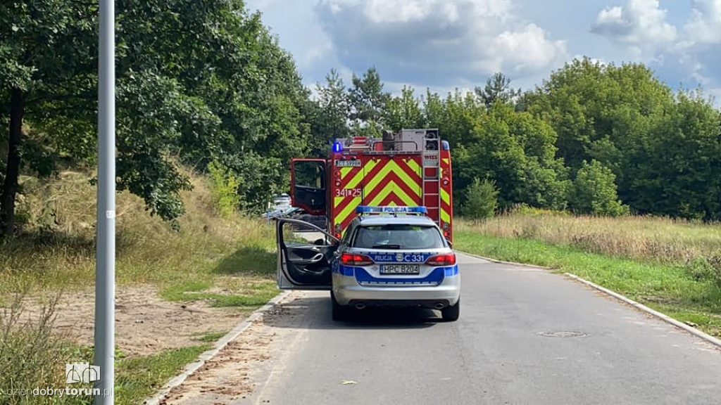 Toruń: zdarzenie drogowe przy ul. Okólnej
