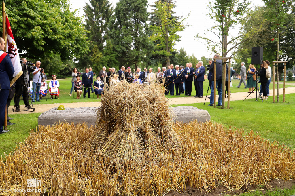 Odsłonięcie pomnika w parku pamięci