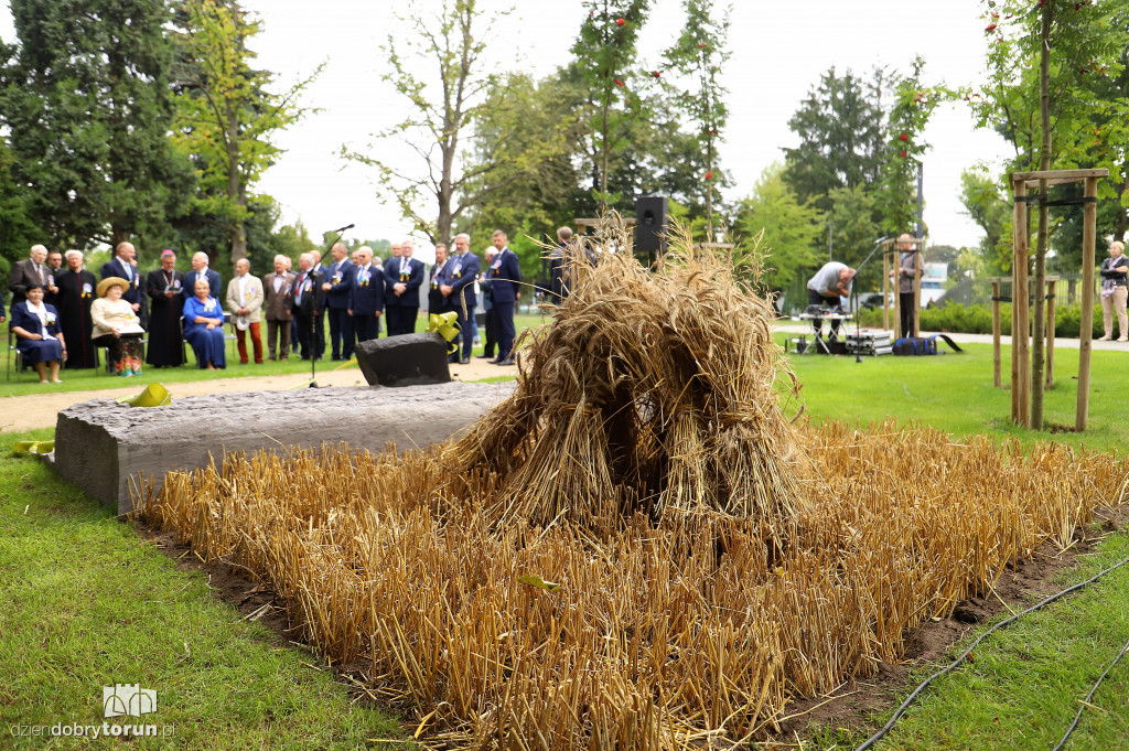 Odsłonięcie pomnika w parku pamięci