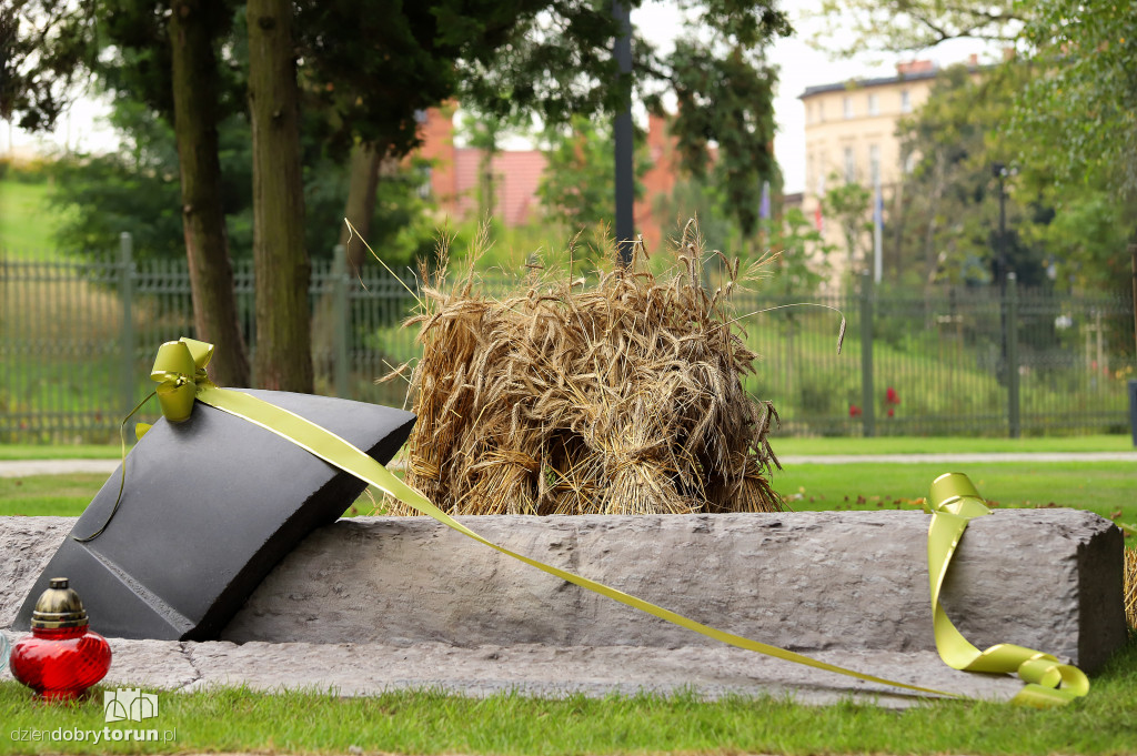Odsłonięcie pomnika w parku pamięci