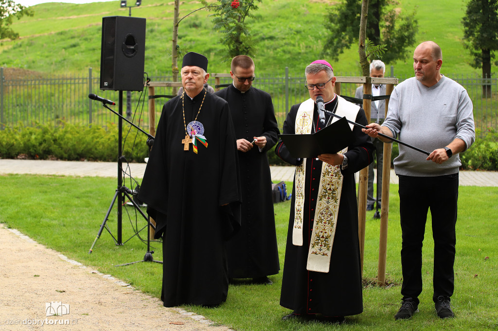 Odsłonięcie pomnika w parku pamięci