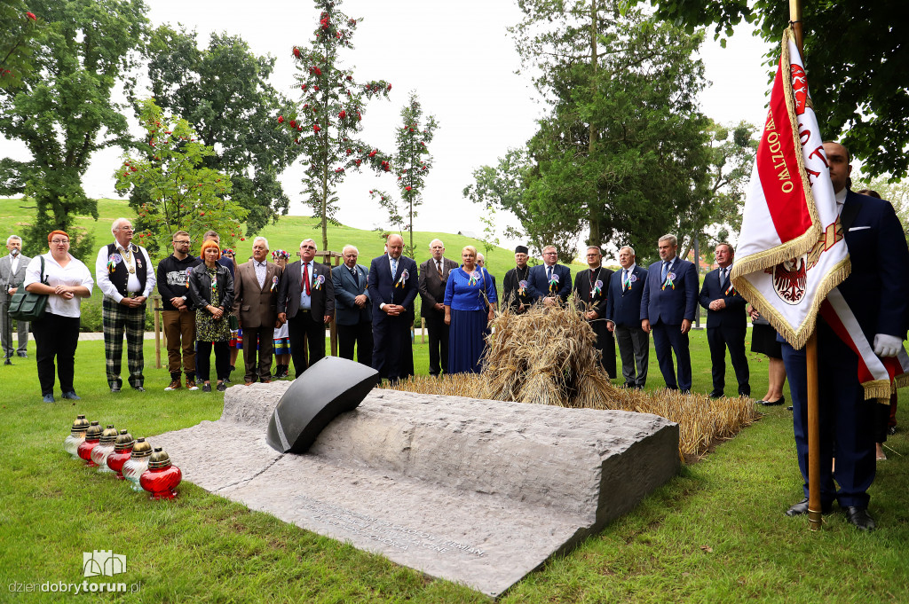 Odsłonięcie pomnika w parku pamięci