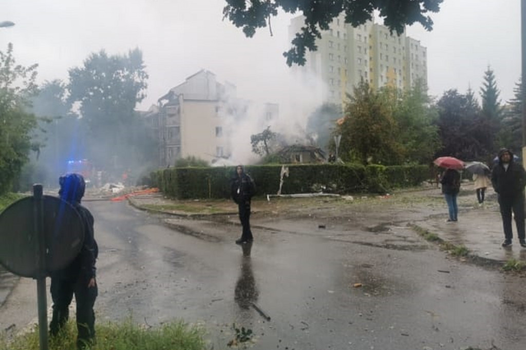 Ogromna eksplozja w centrum Torunia