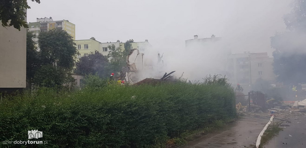 Ogromna eksplozja w centrum Torunia