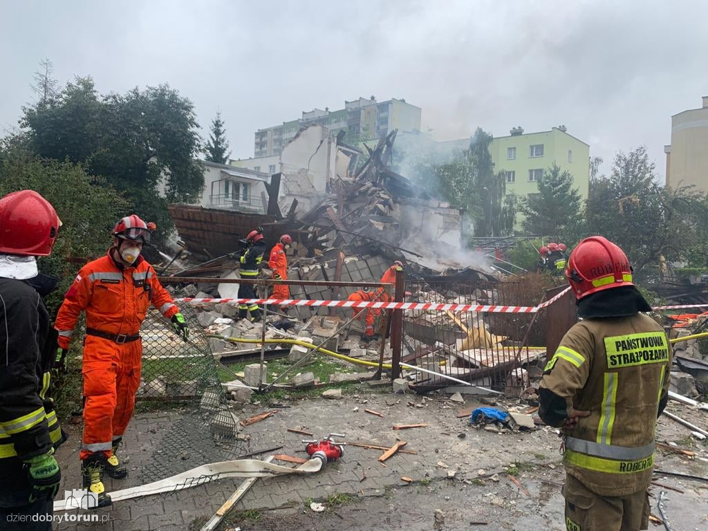 Akcja strażaków przy Wybickiego