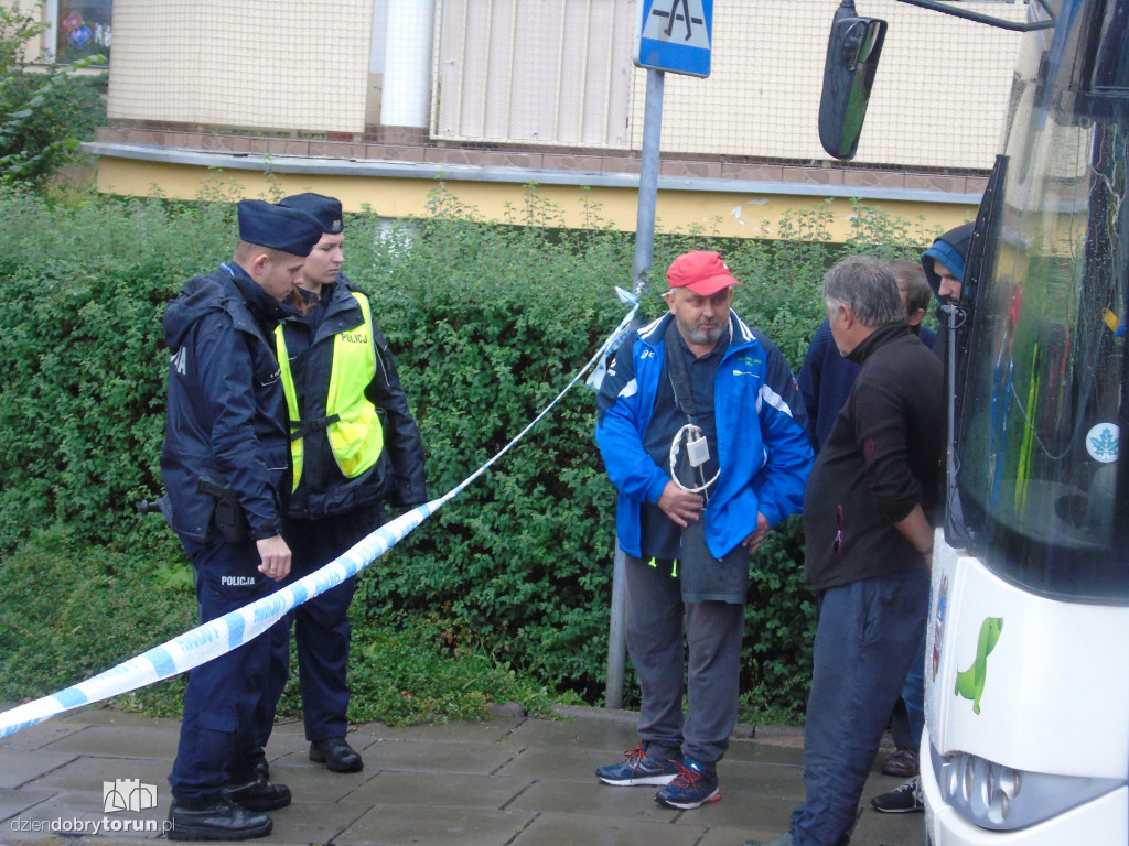 Toruń: po eksplozji przy Wybickiego 12