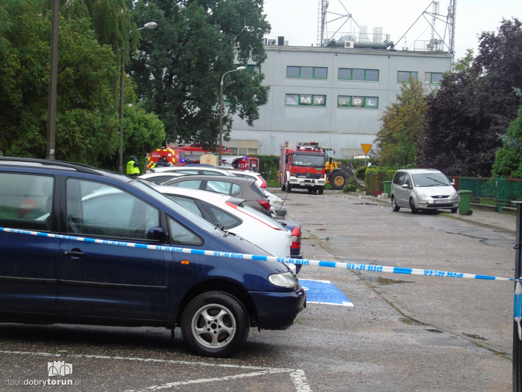 Toruń: po eksplozji przy Wybickiego 12