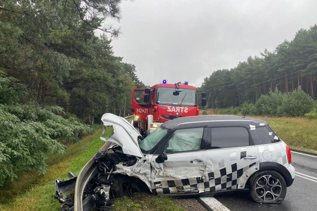 Wypadek na DK 15 pod Toruniem