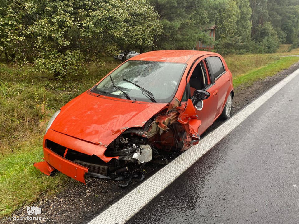 Wypadek na DK 15 pod Toruniem