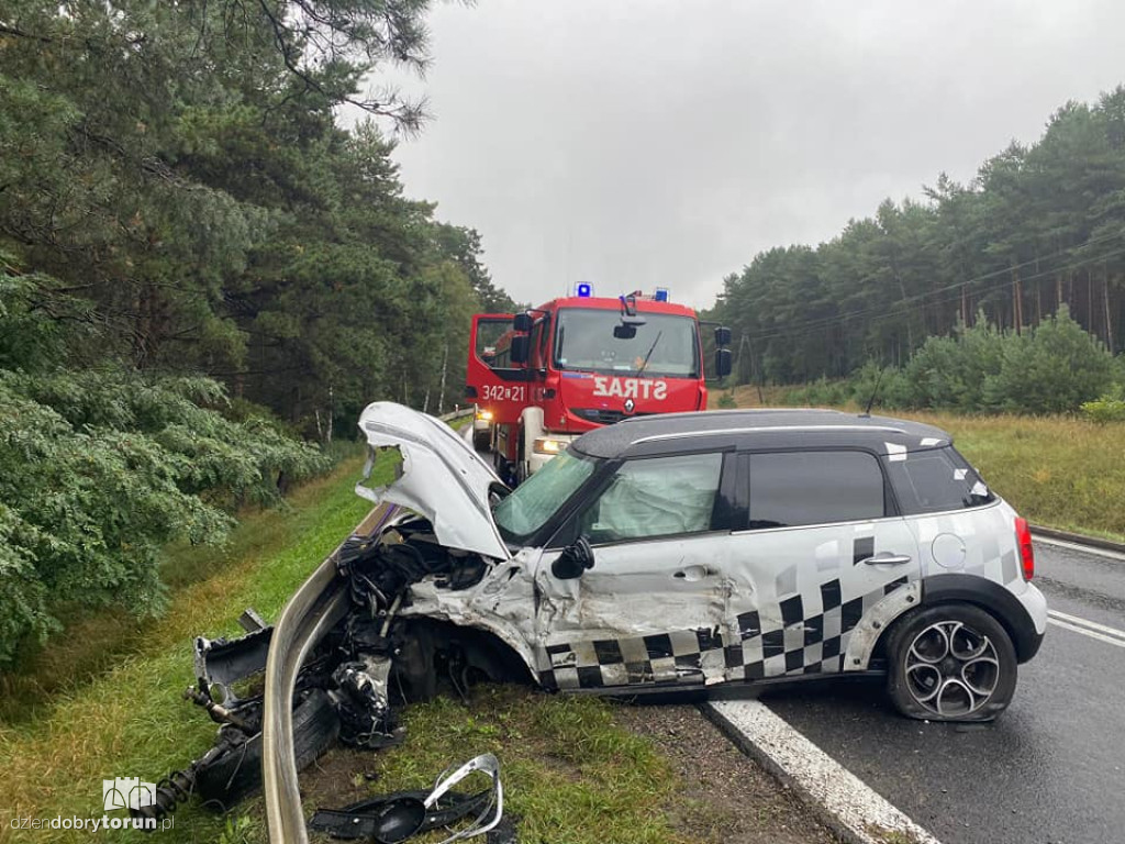 Wypadek na DK 15 pod Toruniem