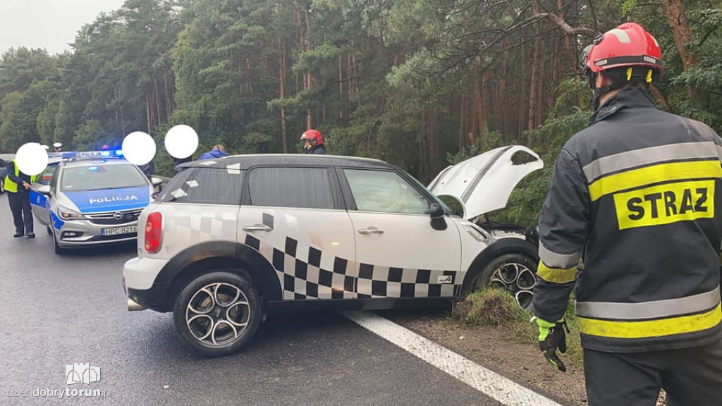 Wypadek na DK 15 pod Toruniem