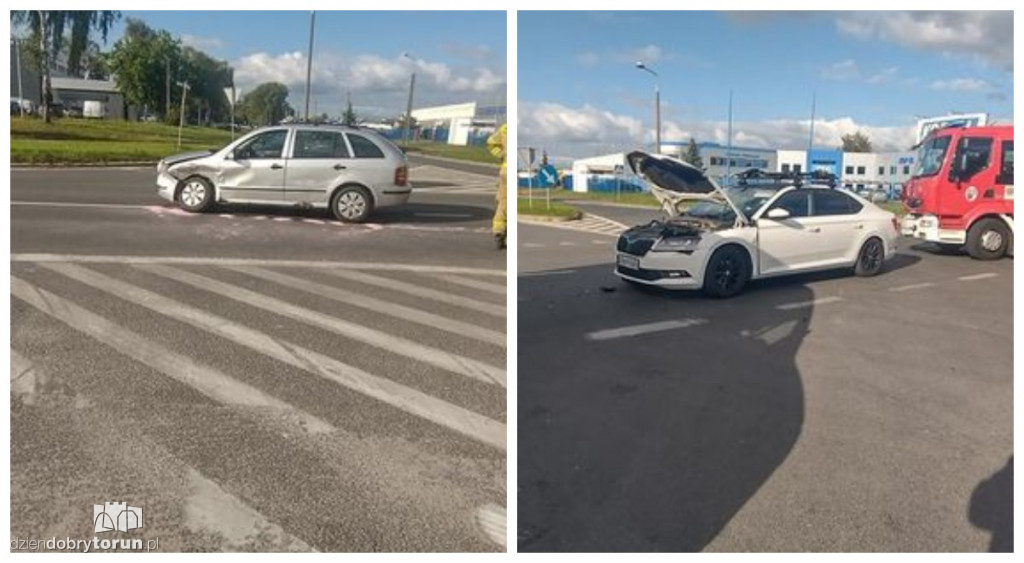 Toruń: kolizja przy Polnej/Kociewskiej