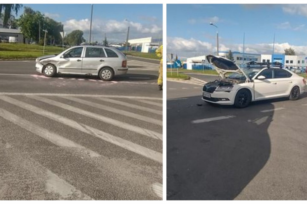 Toruń: kolizja przy Polnej/Kociewskiej