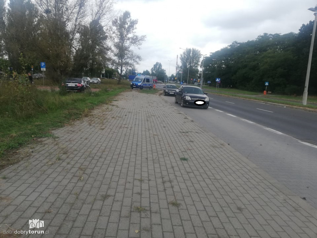 Toruń: kolizja dwóch pojazdów na Skarpie