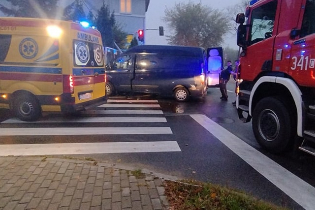 Toruń: groźna kolizja przy Legionów/Lelewela